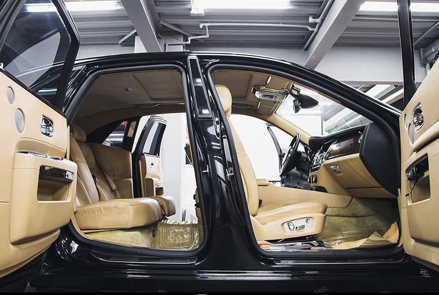 劳斯莱斯 内饰皮革换色