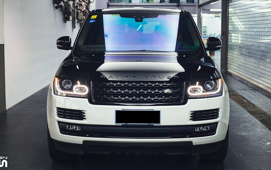 路虎揽胜 双拼改色